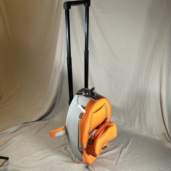 Disney Planes "Dusty" Orange Rolling Children's Suitcase Luggage EUC - Picture 7 of 16